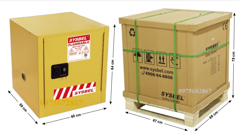THÔNG SỐ KỸ THUẬT TỦ AN TOÀN CÔNG NGHIỆP CHỐNG CHÁY 2A-810100